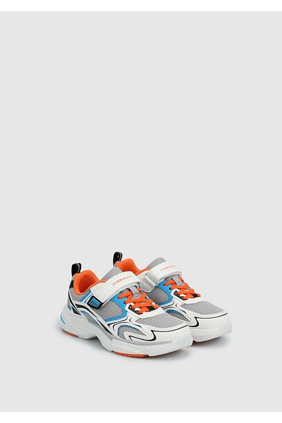 lumberjack Bulk white leather boy's sneaker