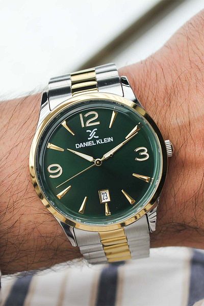 Daniel Klein Steel Cord Men's Wrist Watch