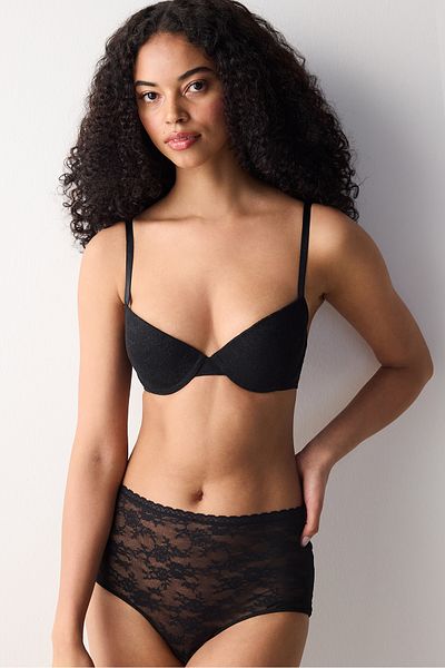 Penti Μαύρο Δαντελένιο Σουτιέν Pleasure Lace
