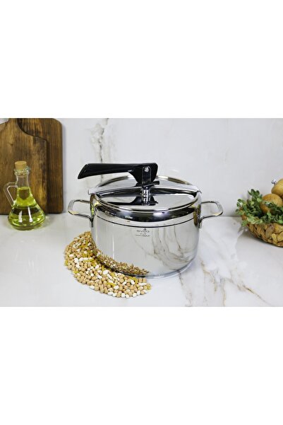 Evita 7 Lt 304 Çelik Düdüklü Tencere Paslanmaz