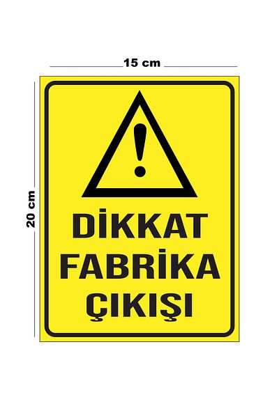 Lucena Metal Caution Factory Outlet 15cm X 20cm Warning Sign Directional Sign