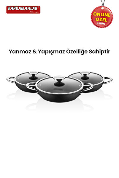 Kahramanlar 6 Piece Ilgaz Cast Iron Sahan Set