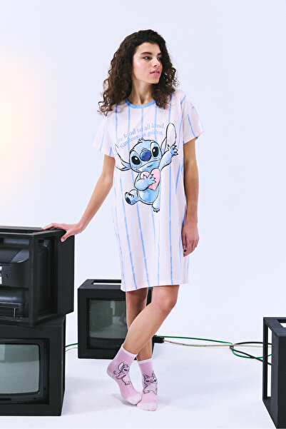 Penti Stitch világos rózsaszín hálóing