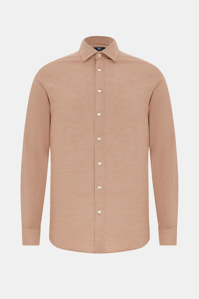 W Collection Orange Long Sleeve Shirt