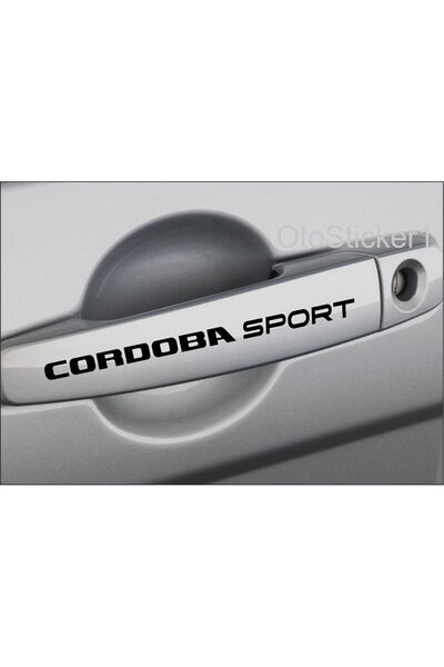 Oto Sticker Seat Cordoba Sport Kapı Kolu Ve Jant Sticker Seti 8 Adet