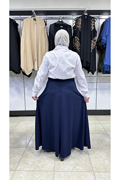 Sevda Kılınç 🌸 Crepe Fabric Flare Skirt