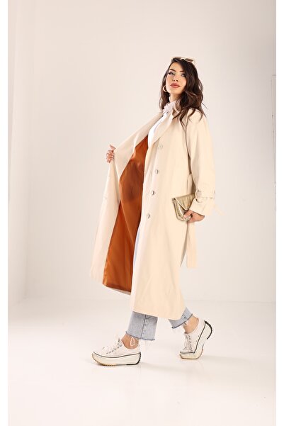Genel Markalar Tasarım Oversize Trençkot
