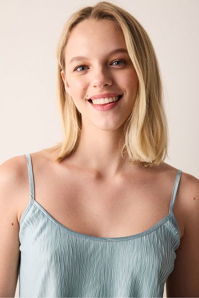Penti Arianne Graues Tanktop-Pyjama-Oberteil