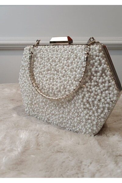 RUXENE LUNE MÂNERA CRYSTAL HEXAGONALĂ DETAIL DE PĂRȚI DE PERLE DE PĂRȚI DE MI...