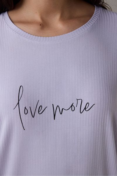 Penti Love More Lila Pyjama-T-Shirt