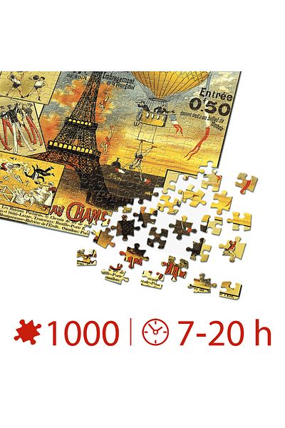 D-Toys 1000 pieces Vintage Posters Adult Puzzle - Les Prevoyants de L&apos;avenir