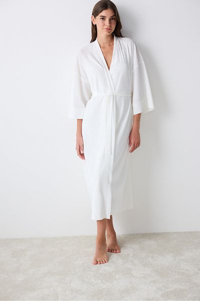 Penti Maria Velvet Off-White Morgenmantel