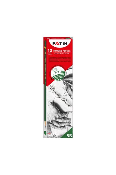 Fatih Dereceli̇ Pencil 5B Pack of 12
