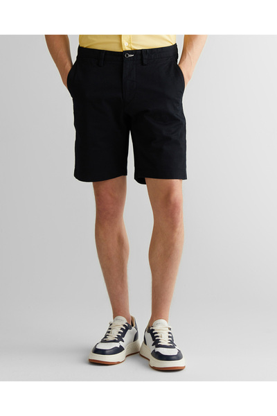 Gant Erkek Siyah Slim Fit Şort