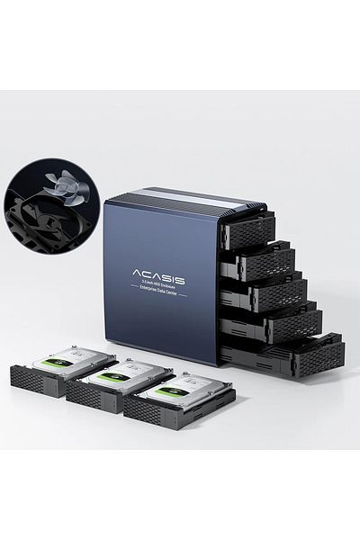 Acasis 80Gbps M.2 Nvme Ssd Thunderbolt 5 and Usb4 Powered Disk with Fan