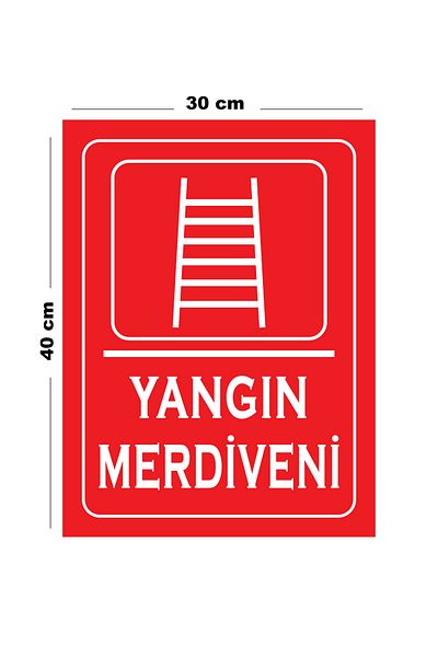 Lucena Metal Fire Escape 30cm X 40cm A3 Size Warning Sign Directional Sign