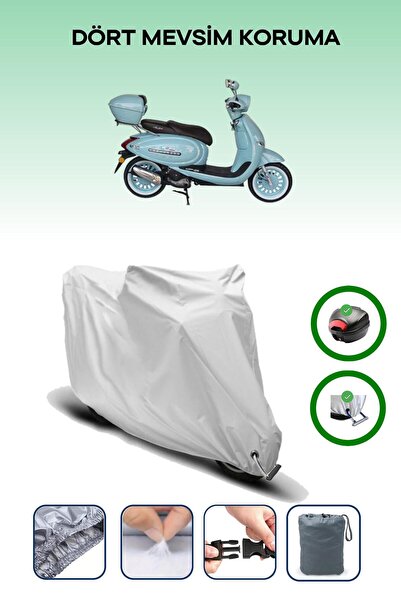 Breen رمادي (Arora AR 50 Cappuccino) متوافق مع القماش المشمع للدراجات النارية...