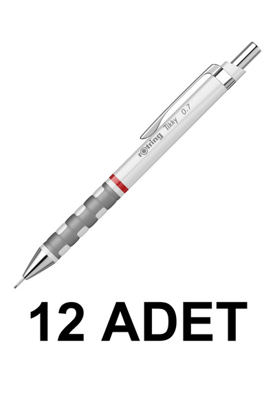Rotring 12 Adet Versatil Kalem Tıkky 0.7 Beyaz 1904506