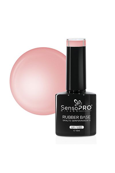 SensoPRO Milano Rubber Base Gel 10ml, #49 Innocence