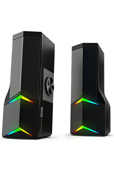 Gogen 2in1 PC Speakers PSU103, 2 x 3 W, Bluetooth, RGB lighting, USB, black