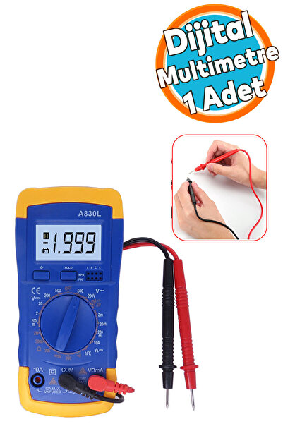 NZB Dijital Multimeter Pens Amper Metre Dijital Pensampermetre Voltaj Dc Alternatif Akım Ölçme Ölçüm