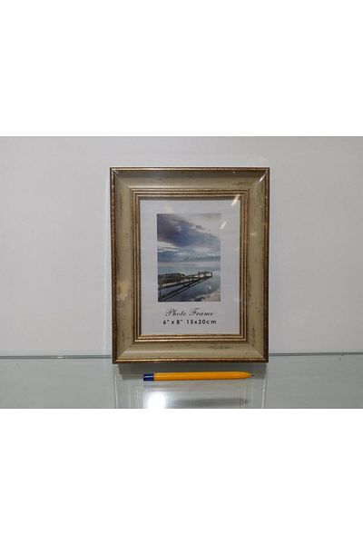 gifted Decorative Foil Beige and Dark Brown Frame 15X20