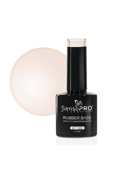 SensoPRO Milano Gel de bază cu cauciuc SensoPRO Milano 10ml, #70 Coffee Time