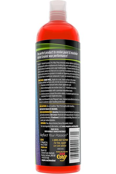 Meguiars Meguiar's Hybrid Ceramic Pre-Wax Prep - 16 Oz Bottle