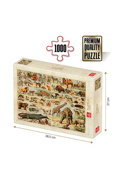 D-Toys Encyclopedia Puzzle - Animals - 1000 pieces