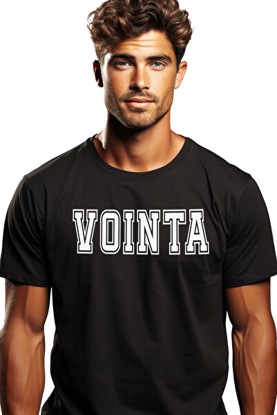 StoryGift Romania Tricou bărbătesc Voință, Mesaj motivațional, Text inspirați...