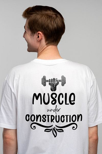 StoryGift Romania Men's T-shirt for those who train to develop their muscles with STG print