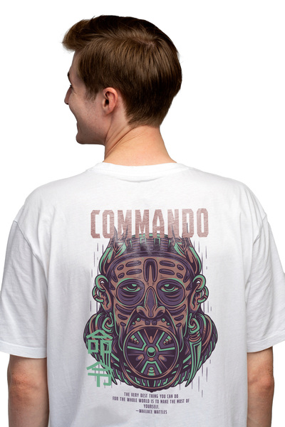 StoryGift Romania Tricou bărbătesc cu portret de bărbat în stilul culturii af...