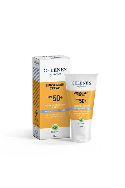 Celenes Herbal Dry and Sensitive Skin Sunscreen Spf50 50 ml