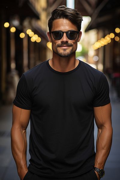 StoryGift Romania Men's T-shirt for those who train at the gym for the wedding with a message in English with i STG