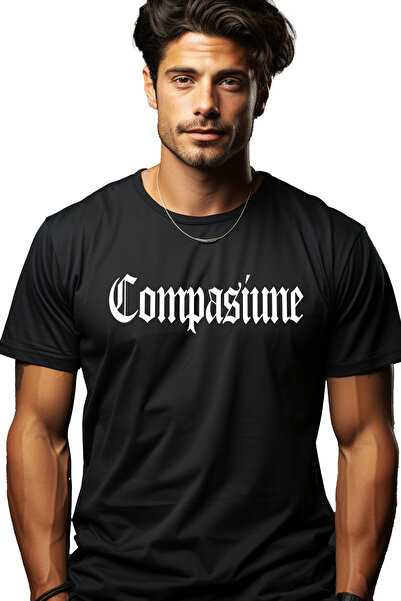 StoryGift Romania Tricou bărbătesc cu mesaj motivațional, cuvânt, text inspir...