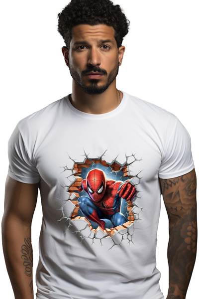 StoryGift Romania Tricou bărbătesc cu supereroi, Spiderman, Marvel, Avengers,...