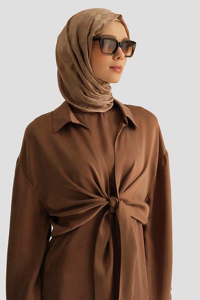 Armine Lyocell Shirt Dress Suit 25Yd4253 Brown
