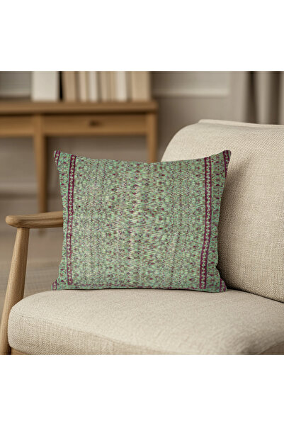 TURKISHRUG KINGDOM غطاء وسادة مربع مطبوع رقميًا بألوان نابضة بالحياة