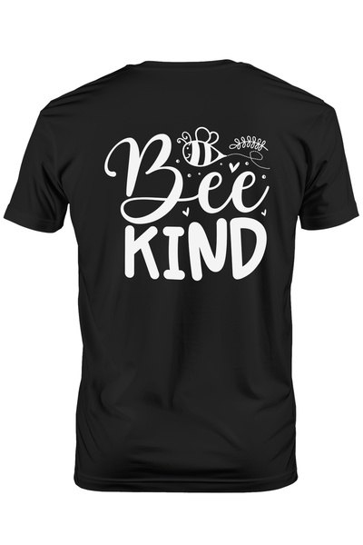 StoryGift Romania Tricou bărbătesc cu o albină și textul „bee Kind” - Be A Go...
