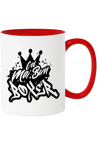 StoryGift Romania Mug For The Best Boxer, Appreciation, Gift, Reward, Thank You, 330ml, Sky, With,STG