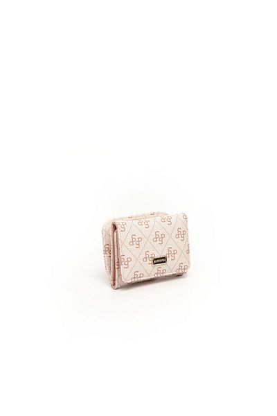 Silver Polo Silver & Polo Pink - Salmon Sp1172 Women's Wallet & Card Holder