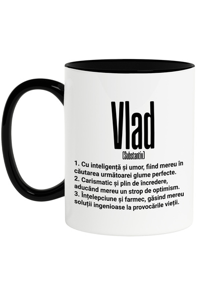 StoryGift Romania Cana Cu Numele Vlad, Inteligenta, Umor, Carismatic, Intelep...