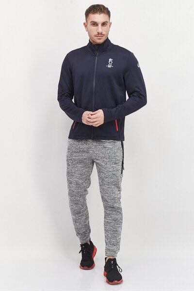 North Sails Men Sportswear Fit Long Sleeve Outdoor Sweatshirt, Navy Blue