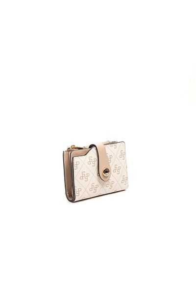 Silver Polo Silver & Polo Beige - Sand Sp1181 Women's Wallet & Card Holder