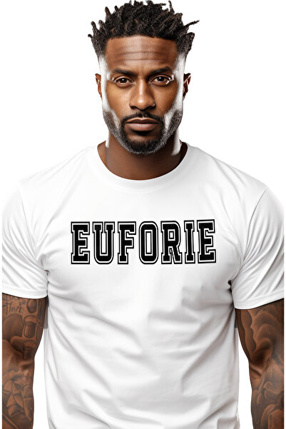 StoryGift Romania Tricou bărbătesc Euphoria, mesaj motivațional, text inspira...