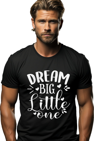 StoryGift Romania Tricou bărbătesc cu inimioare pentru bebeluși cu mesajul „v...