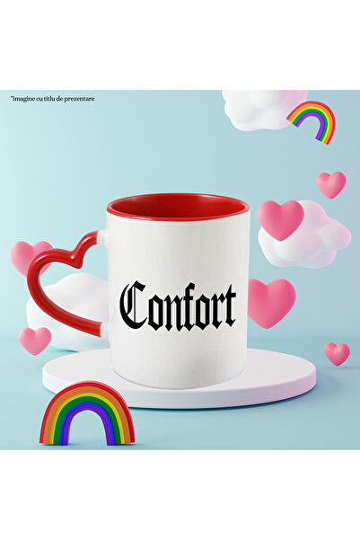 StoryGift Romania Comfort Mug, Motivational Message, Word, Inspirational Text, Self Care, 330ml, , With ,STG