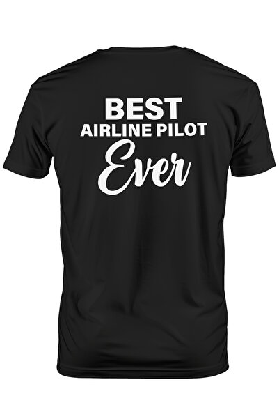 StoryGift Romania Tricou bărbătesc pentru cel mai bun pilot de linie aeriană ...