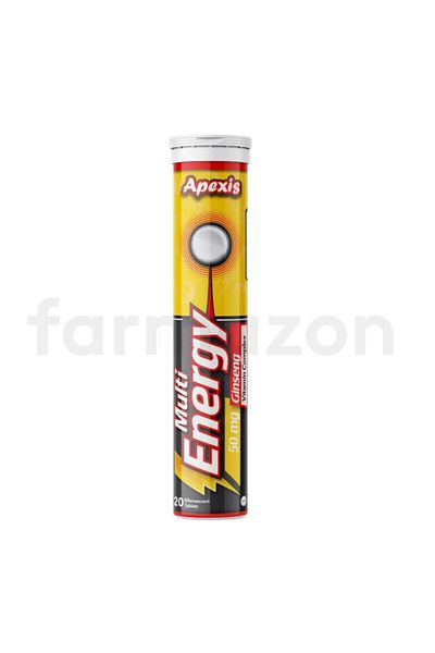 Apexis Multi Energy Ginseng 20 Effervescent Tablet