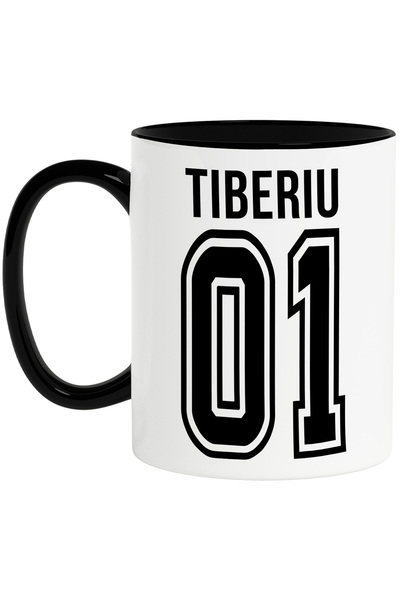 StoryGift Romania Cana Cu Textul Tiberiu, si Numarul 01, Cel Mai Bun, Aprecie...